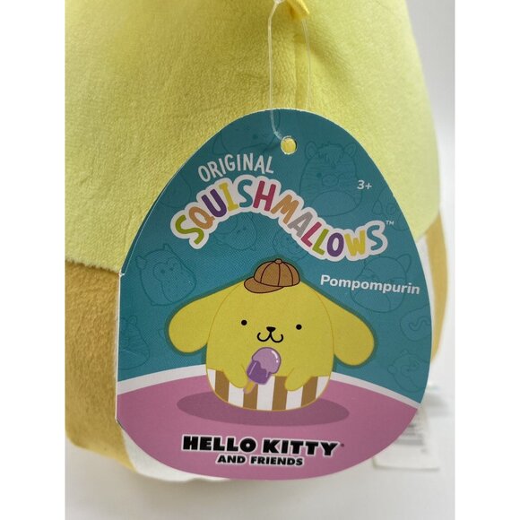 Squishmallows 8” Pompompurin w Popscicle Hello Kitty Food Truck Collection - Picture 5 of 6